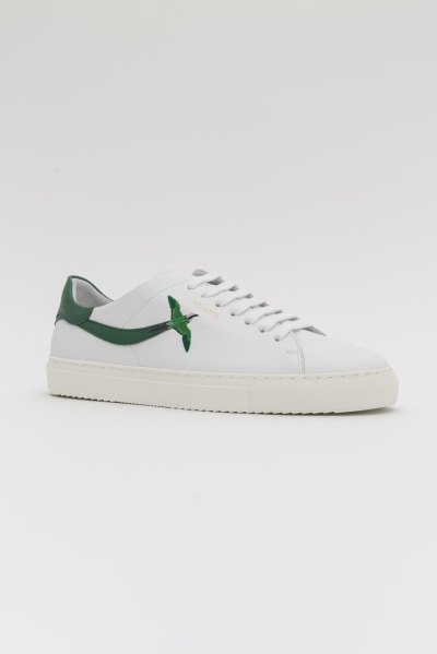 Férfi Axel Arigato Clean 90 Stripe B Bird Tornacipő Fehér Zöld Magyarország | 6654-20