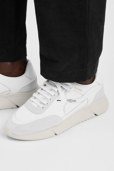 Férfi Axel Arigato Genesis Stripe B Bird Runner Tornacipő Fehér Magyarország | 3483-01