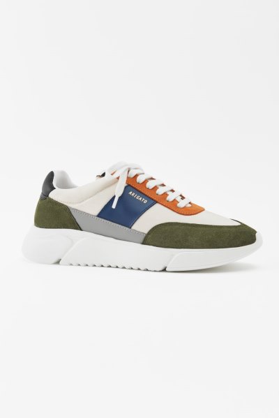 Férfi Axel Arigato Genesis Vintage Runner Tornacipő Bézs Zöld Kék Magyarország | 7668-23